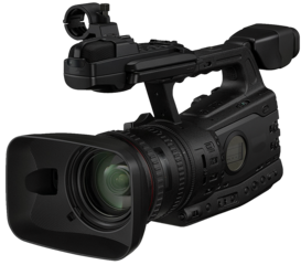 273px News camera with transparent background