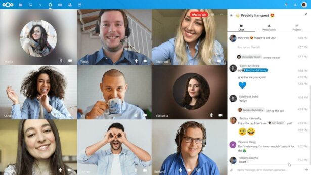 Talk, la solution entreprise de visioconférence de Nextcloud