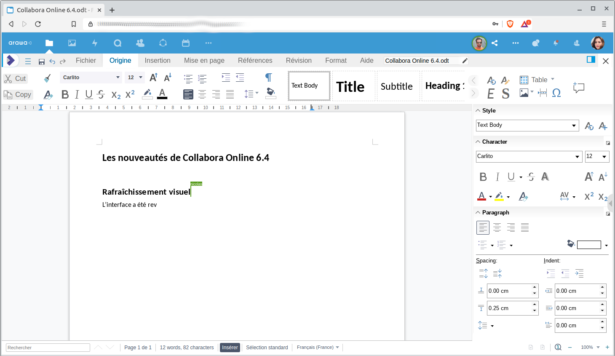 Collabora Online 6.4.0 pour votre Digital Workplace