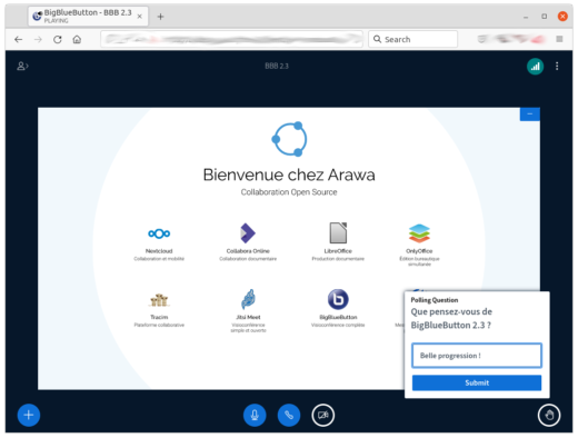 BigBlueButton 2.3, scalabilité et maturité 7 Répondre à la question