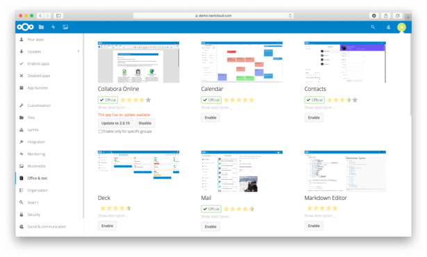 Webinaire Arawa 2 – les apps Nextcloud (partie 1)