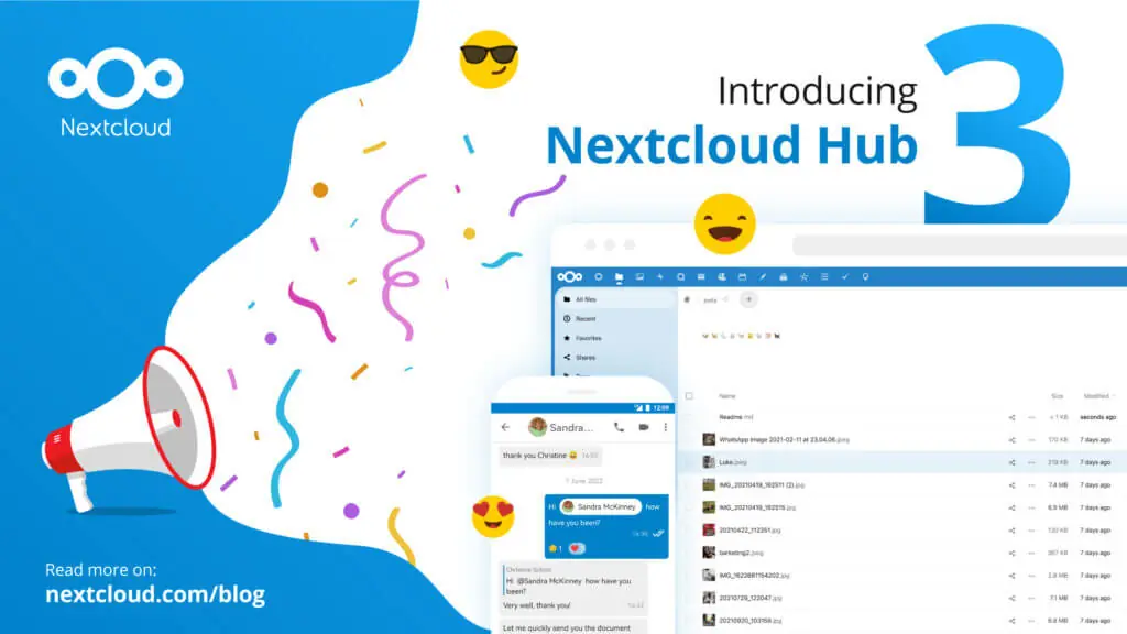 illustration d'annonce de Nextcloud Hub 3