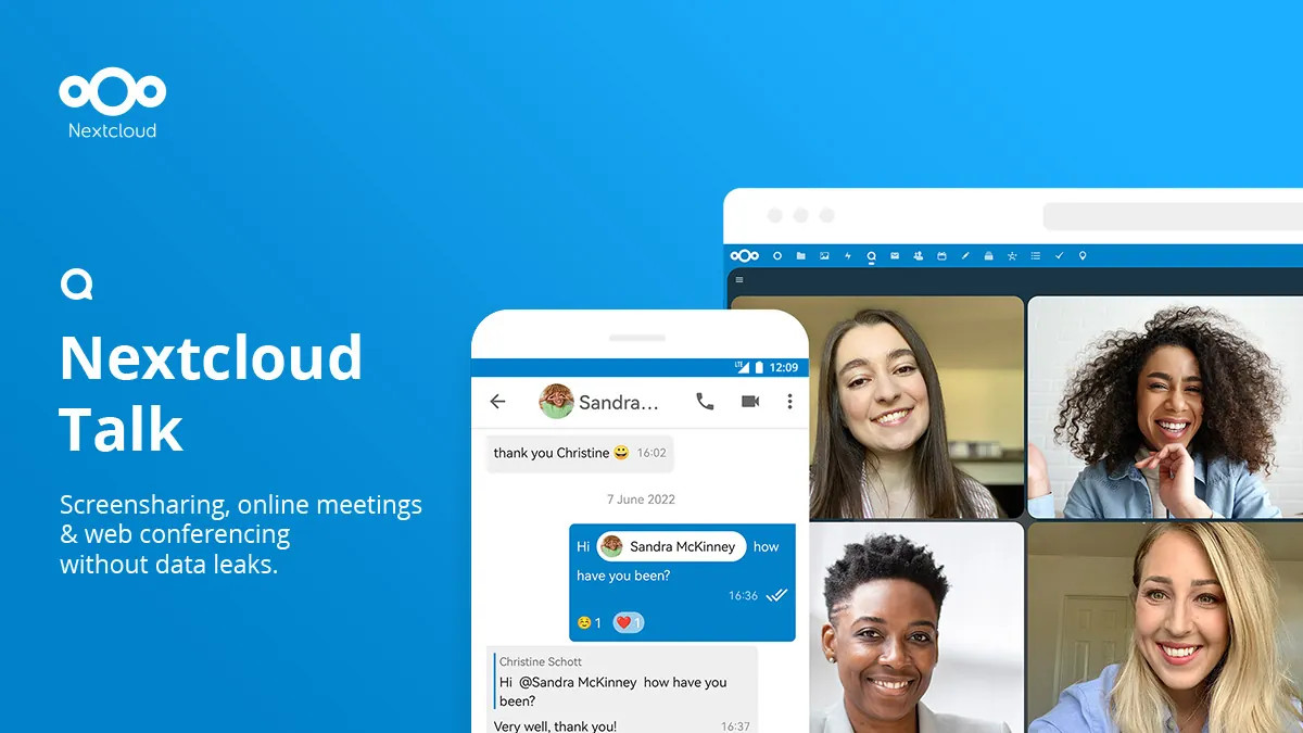 Les récentes évolutions de Nextcloud Talk