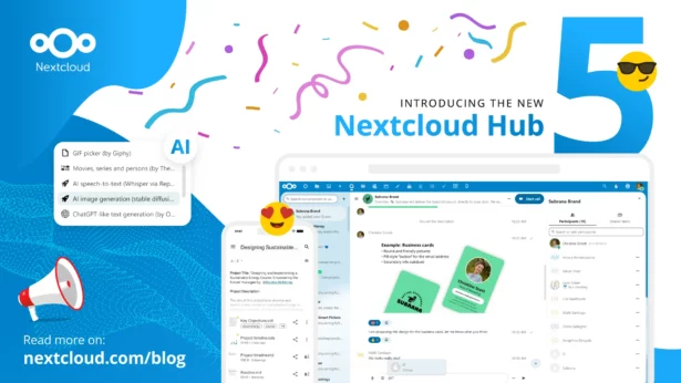 Détail des nouveautés de Nextcloud Hub 5 (v. 27)
