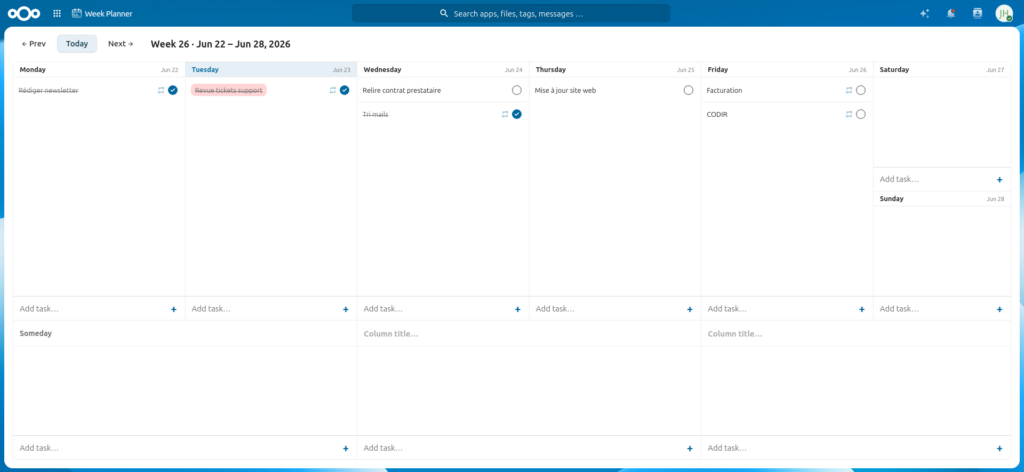 Principales nouveautés de Nextcloud Hub 26 Spring (v. 34) 49 2026 06 23 13 27