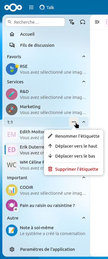 Principales nouveautés de Nextcloud Hub 26 Spring (v. 34) 25 capture decran du 2026 06 25 14 45 24 1
