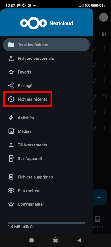 Principales nouveautés de Nextcloud Hub 26 Spring (v. 34) 43 2026 07 03 10 47